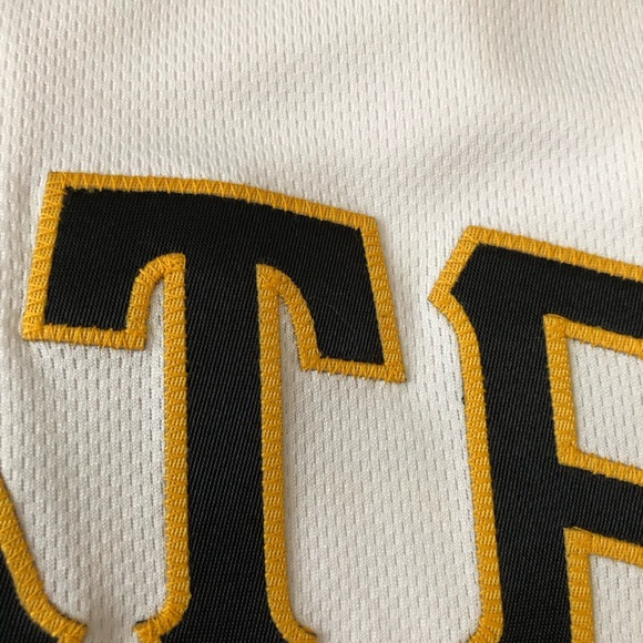 NWT❗️Hand Signed Pittsburgh Pirates Majestic official game jersey - Picture 8 of 10